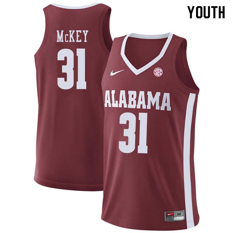 Youth #43 Donta Hall Alabama Crimson Tide College Basketball Jerseys Sale-Crimson